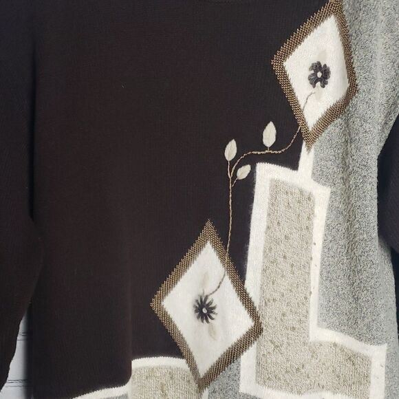 Vintage Brown Sweater by Dress Barn - Picture 3 of 5